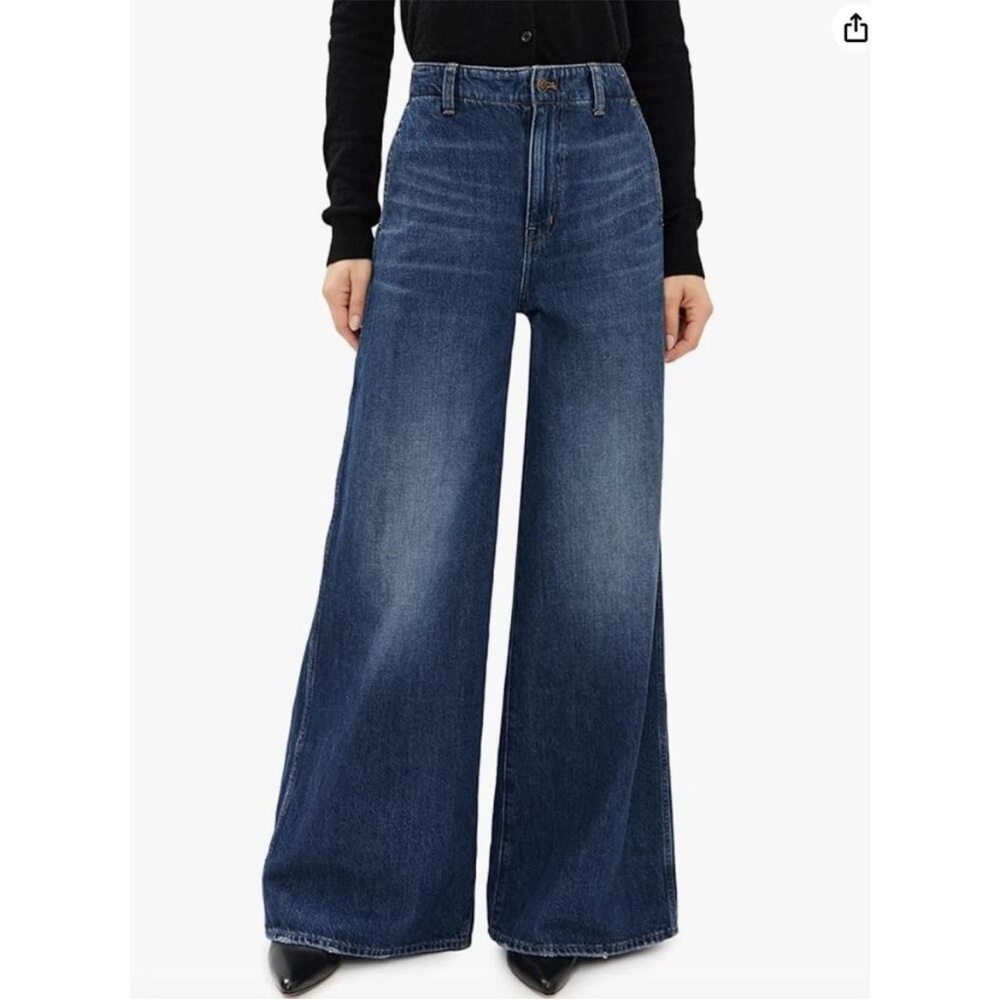Trendy Madewell Wide-Leg Wide Sweep Denim Jeans